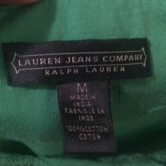 Ralph Lauren Jeans Green tshirt - Picture 5 of 5